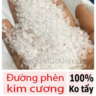 Đường phèn kim cương 500g - 1kg - đường phèn hạt nhỏ - diamond rock sugar