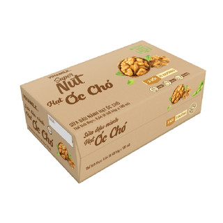 Thùng 48 hộp Sữa đậu nành Vinamilk SUPER NUT óc chó 180ml - Ít đường