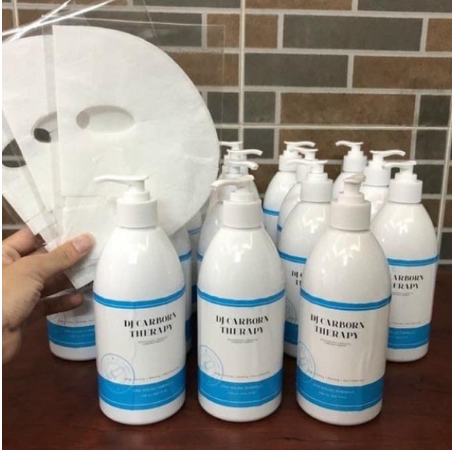 Mặt Nạ Thải Độc CO2 Chai Lớn 500ml Kèm 35 Mặt Nạ Giấy CO2