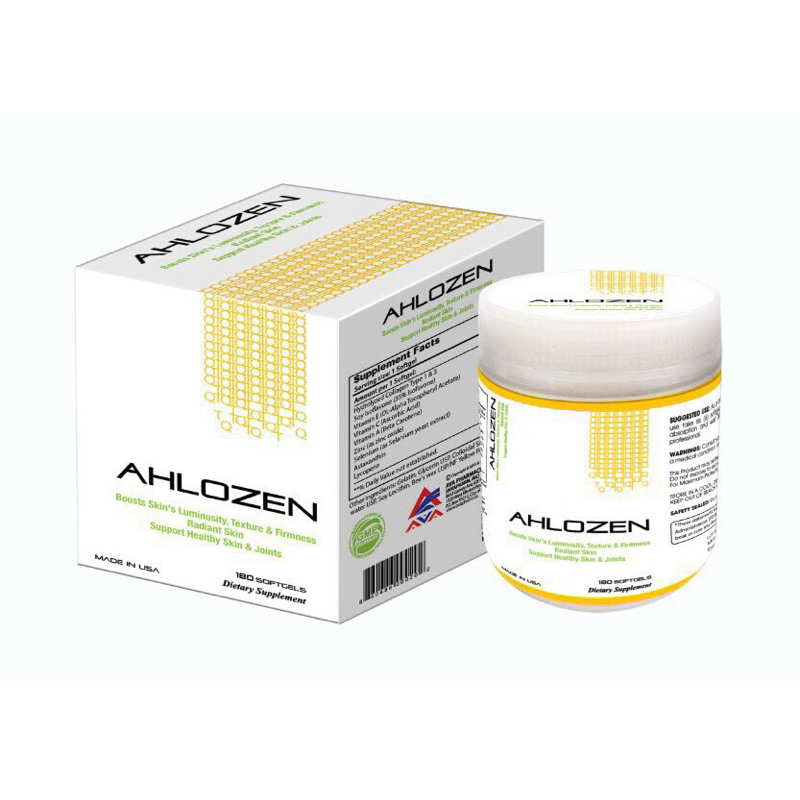 Viên uống Collagen AHLOZEN ĐẸP DA CỦA MỸ