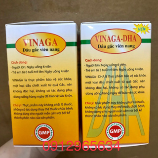 Viên dầu gấc Vinaga DHA chiết xuất từ tinh dầu gấc tự nhiên chất lượng cao