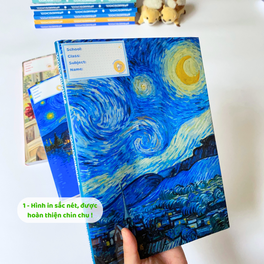 Tấm Giấy Bao Tập Tranh Sơn Dầu - Giấy bóng dày chất lượng, hình in rõ nét tươi tắn | Pinandschool