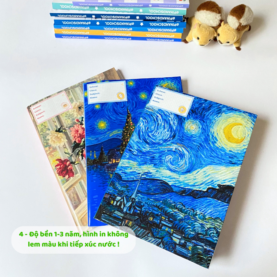 Tấm Giấy Bao Tập Tranh Sơn Dầu - Giấy bóng dày chất lượng, hình in rõ nét tươi tắn | Pinandschool