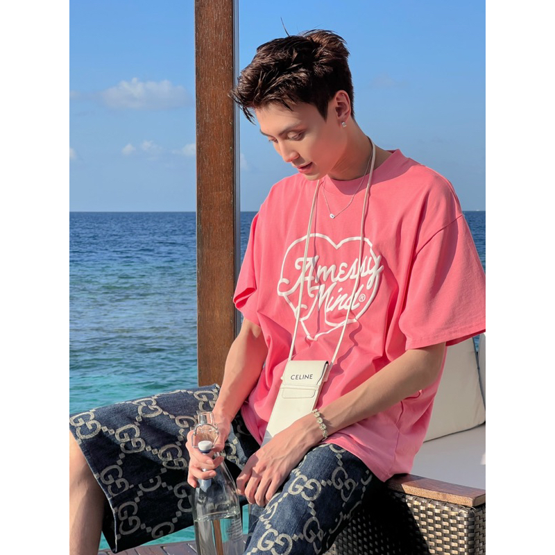 Áo thun Real Love Hồng AMM