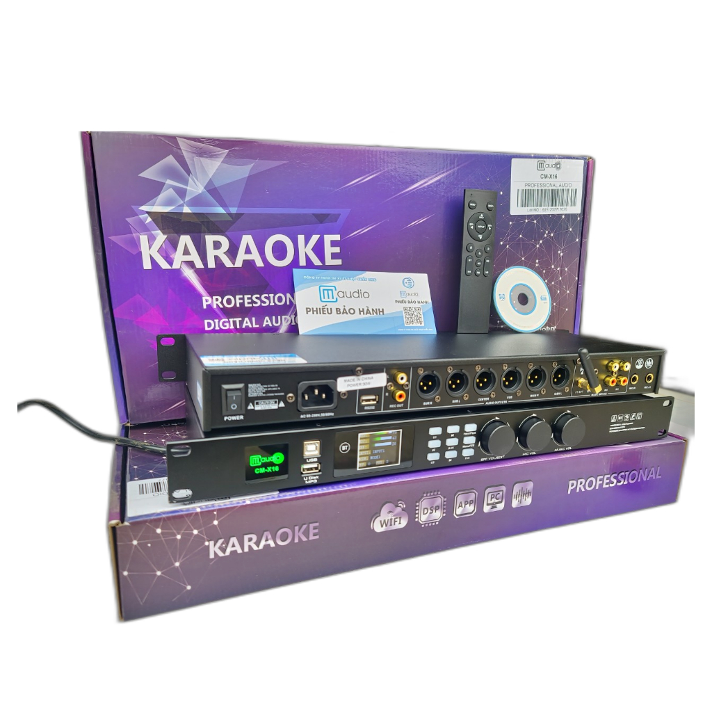 VANG SỐ CHUYÊN NGHIỆP - X16 CHÍNH HÃNG - VANG KARAOKE CAO CẤP