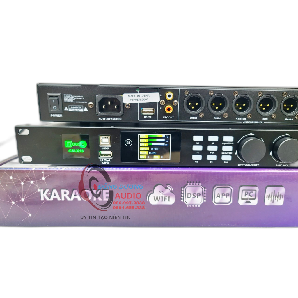VANG SỐ CHUYÊN NGHIỆP - X16 CHÍNH HÃNG - VANG KARAOKE CAO CẤP