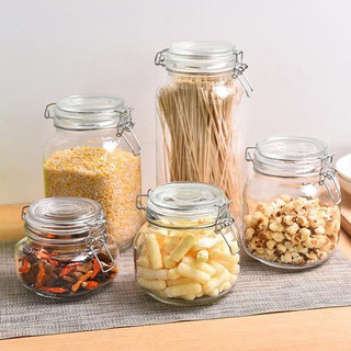 Hũ thủy tinh nắp cài 2 lít