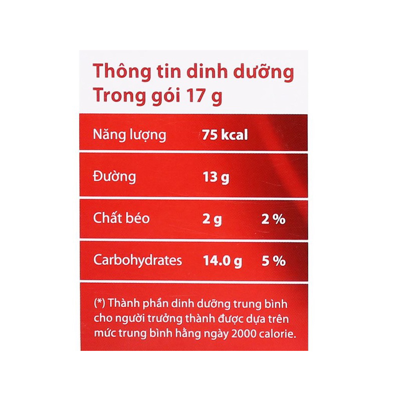 ☕️CAFE HIGHLANDS  HỘP LỚN 20 GÓI 340gr 3in1 HOÀ TAN VỊ ĐẬM ĐÀ