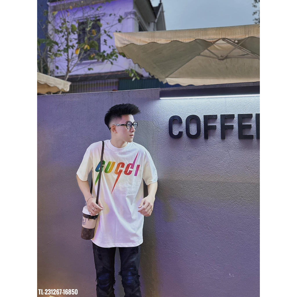 Áo thun GC Sấm Sét 7 sắc cầu vồng form rộng tay lỡ chất liệu cotton cực đẹp, Áo Phông Unisex Nam Nữ | BigBuy360 - bigbuy360.vn