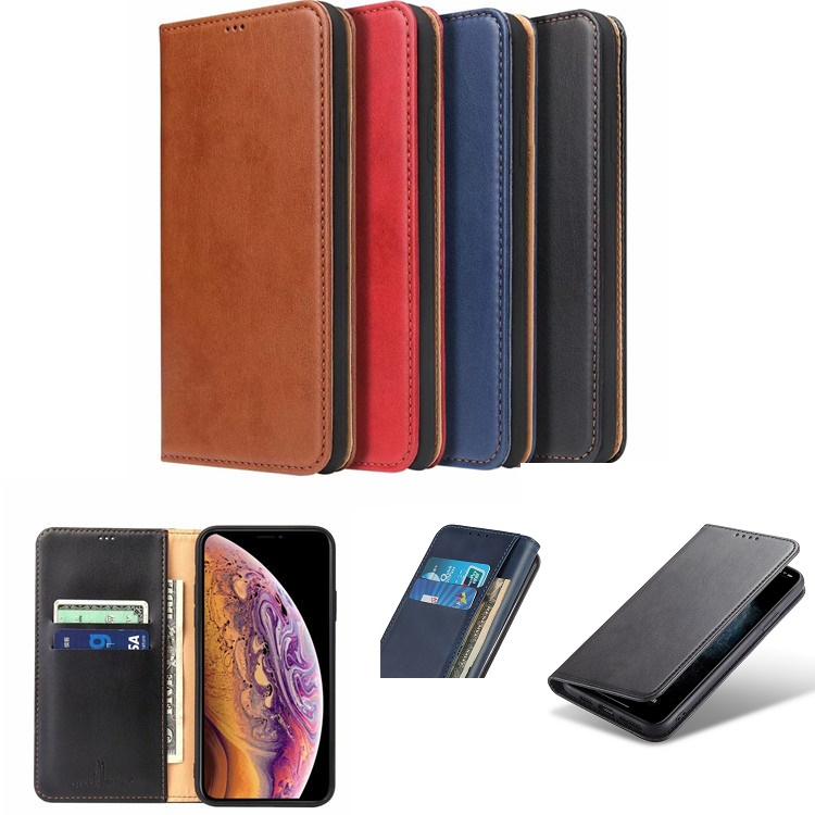 Bao da Redmi 10A, Mi 10c, Mi 12c, nắp gập dạng ví, bao da may viền chắn chắn