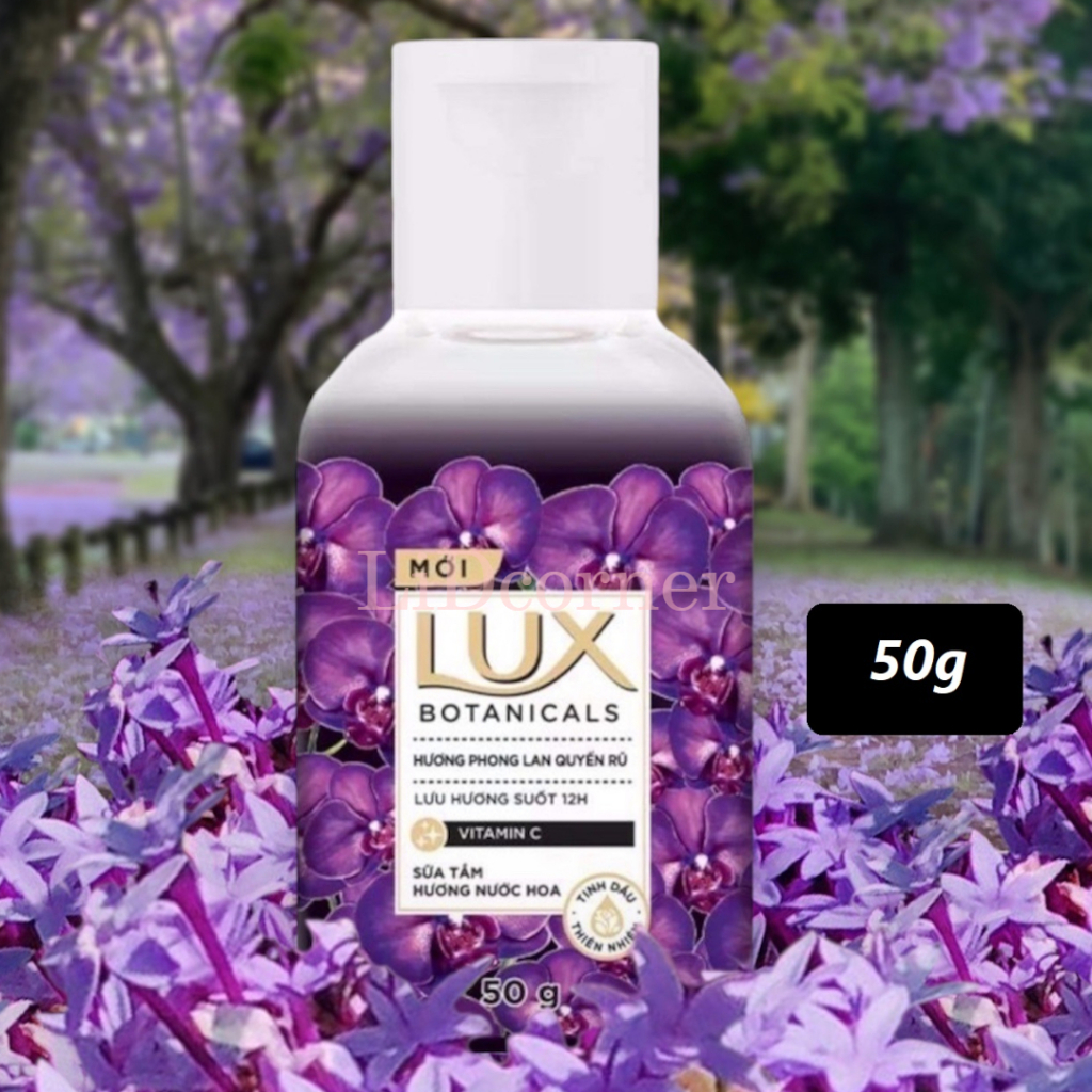 Sữa tắm hương nước hoa Lux Botanicals Phong Lan/Hoa hồng Pháp/ Lan tiên (100g/50g/chai)