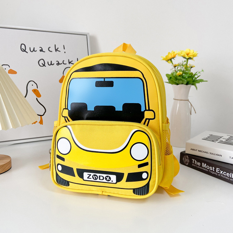 Balo trẻ em - Balo cho bé mầm non bé trai bé gái hình 3D siêu nhân rô bốt ô tô siêu nhẹ cho bé từ 1 đến 5 tuổi