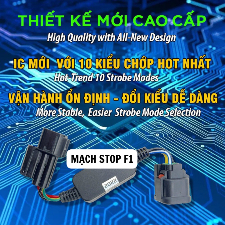 Bộ Mạch Đèn Hậu Chớp Stop F1 Cho Xe Winner X V2, V3 2019 đến 2023