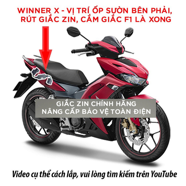 Bộ Mạch Đèn Hậu Chớp Stop F1 Cho Xe Winner X V2, V3 2019 đến 2023