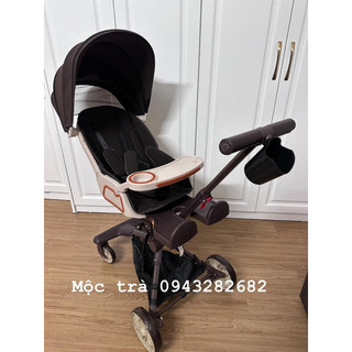Xe đẩy gấp gọn v9 đa chức năng có bàn ăn dặm - có đèn có nhạc