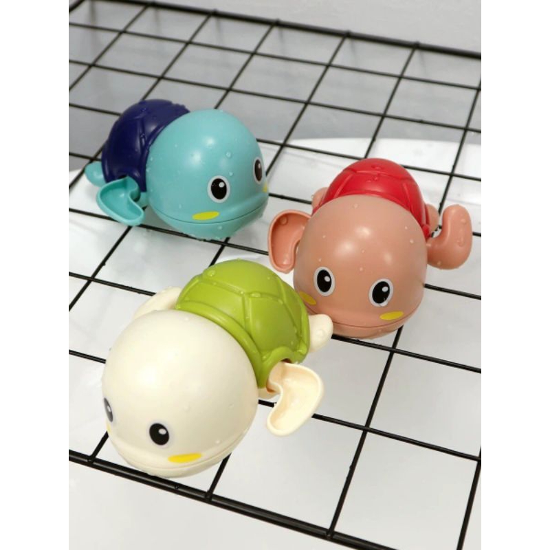Rùa bơi trong nước, đồ chơi nhà tắm cho bé