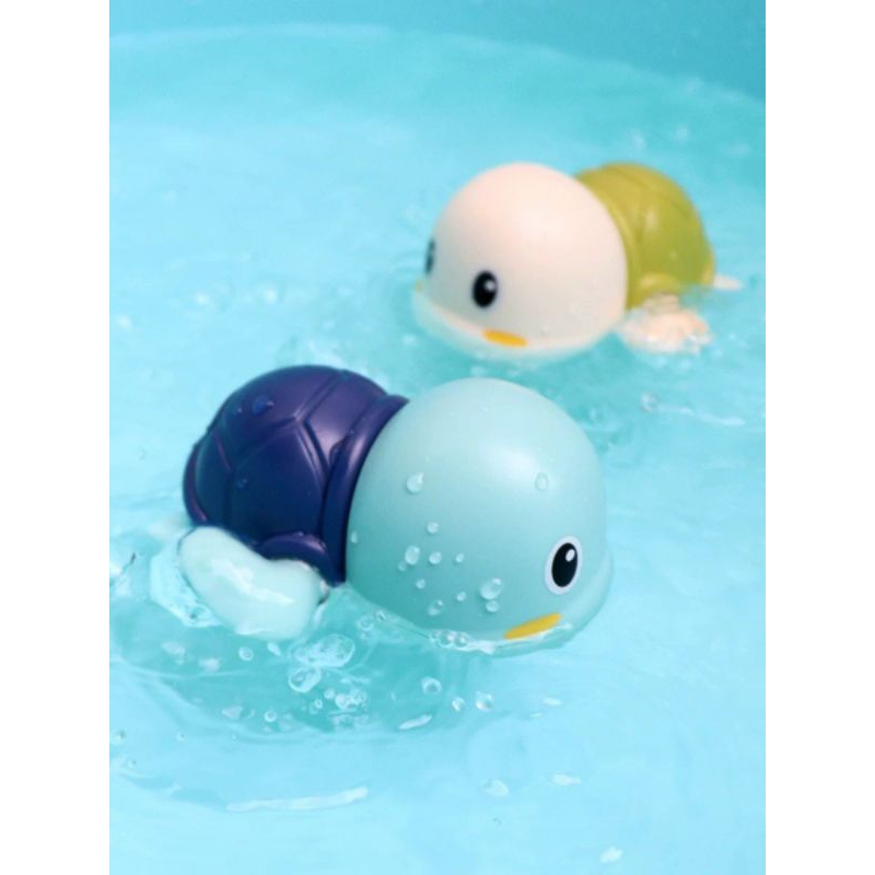 Rùa bơi trong nước, đồ chơi nhà tắm cho bé