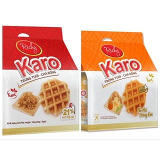 Bánh karo trứng tươi chà bông/