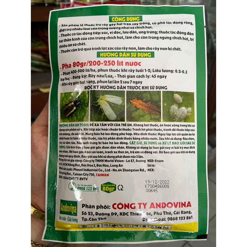 Trùm Rầy Xanh 80g