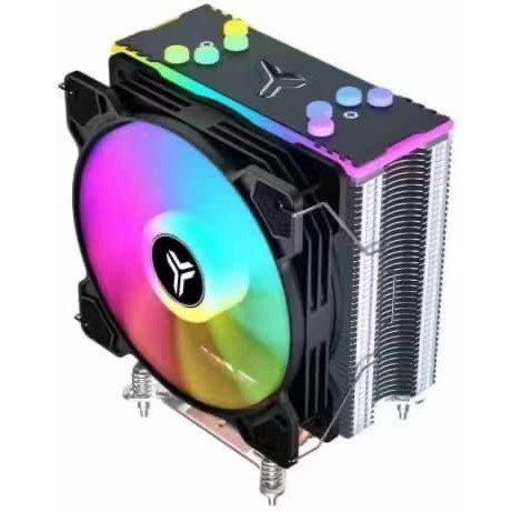 Fan CPU CoolerMan T400i - Led RGB - Black - Mẫu Mới Hỗ trợ chạy Full socket