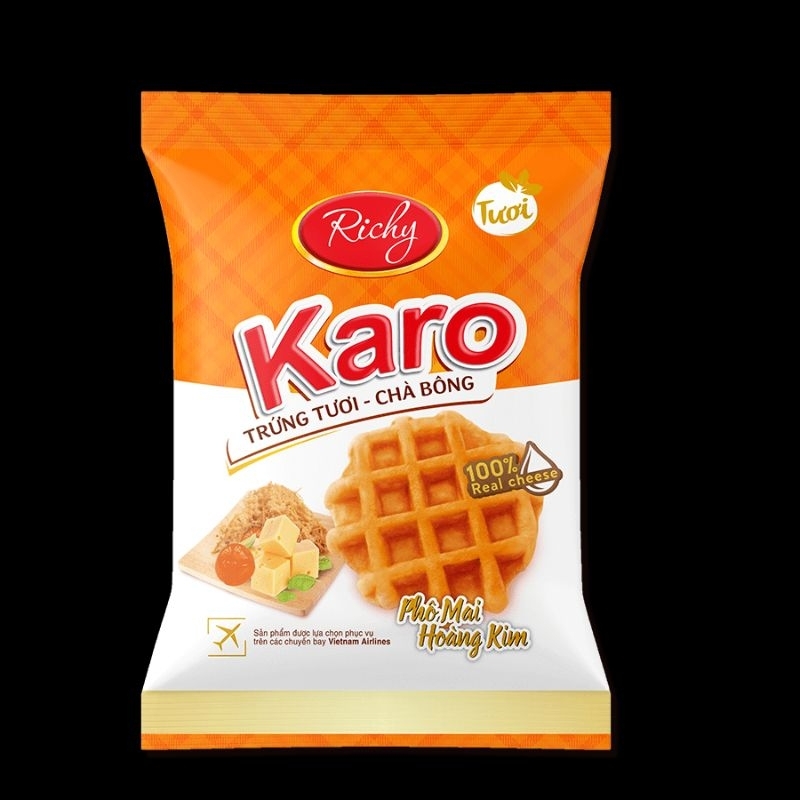 BÁNH KARO TRỨNG TƯƠI CHÀ BÔNG ĐẦY ĐỦ HƯƠNG VỊ