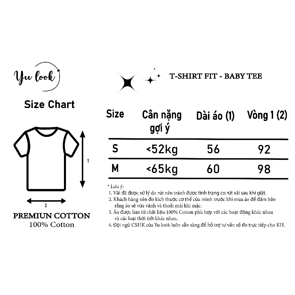 Áo Thun Baby Tee Yulook - Đen