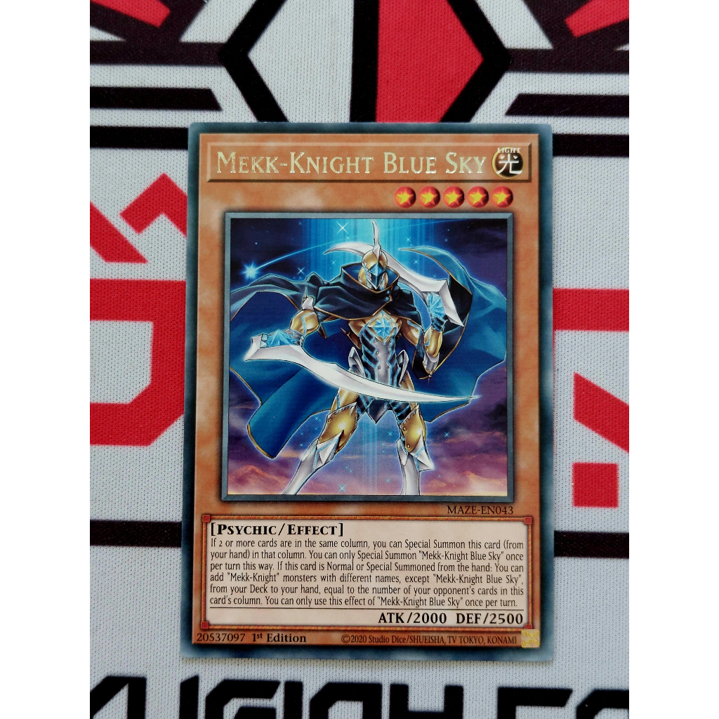 Thẻ Bài Yugioh Monster Mekk-Knight Blue Sky - MAZE-EN043 - Rare