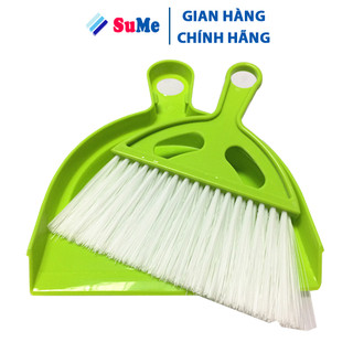 Chổi quét bàn thờ mini kèm hót rác, bộ chổi quét bụi nhỏ gọn đa năng