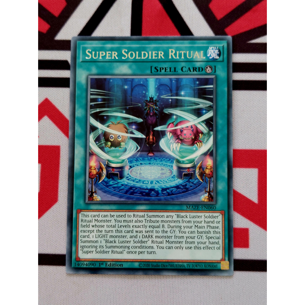 Thẻ Bài Yugioh Spell Super Soldier Ritual - MAZE-EN060 - Rare