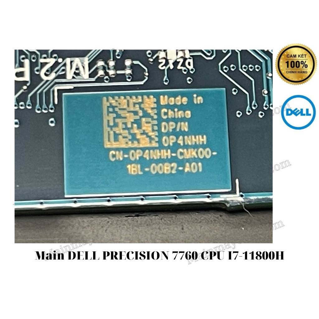 Main DELL PRECISION 7760 CPU I7-11800H