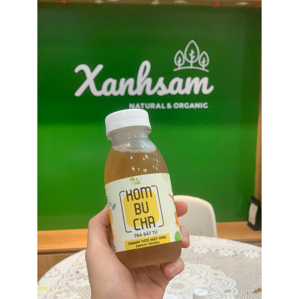 Trà Kombucha Bất Tử Vgreen - Xanh Sam Organic