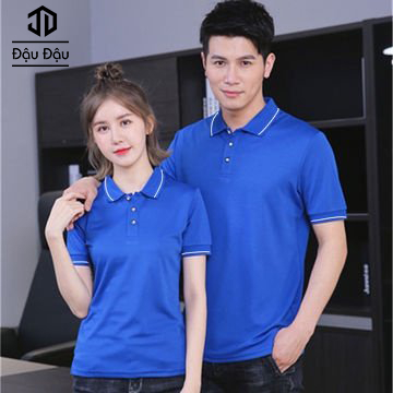 Áo Thun polo Cá Sấu Mè 4 chiều Màu Xanh Dương from xuông cam kết vải đẹp giá rẻ tận gốc