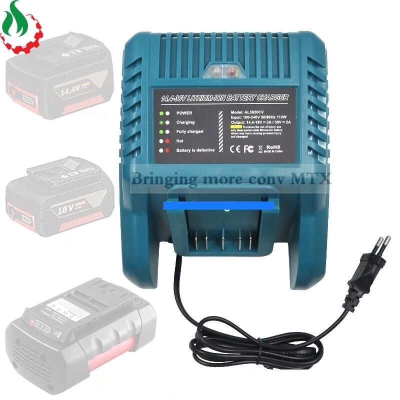 Sạc pin 14v-36v dùng cho pin zin Bosch