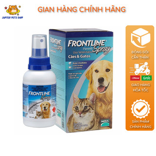 Frontline spray thuốc xịt trị ve rận bọ chét cho chó mèo 100ml