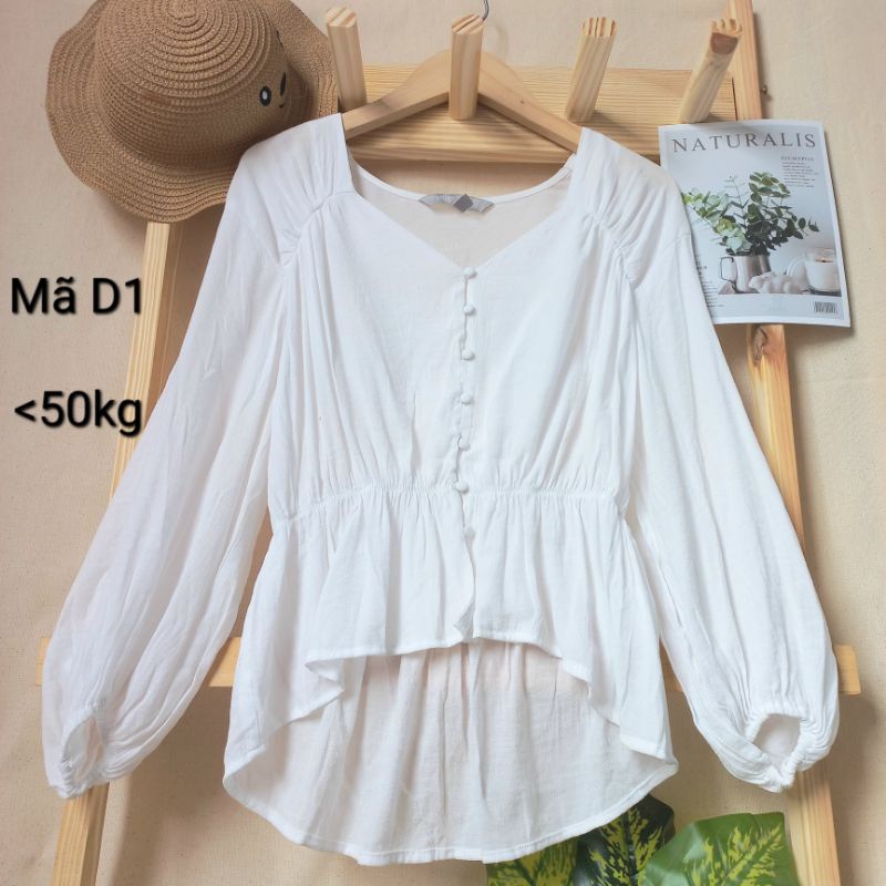 Áo sơ mi trắng - Mã D (chọn mẫu)