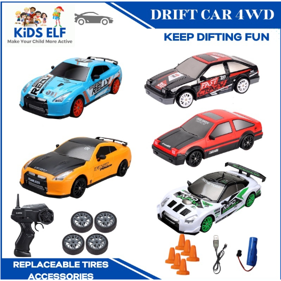 Xe Drift điều khiển 4WD AE86 GTR tỉ lệ 1/24 - 25km/h MSP77764