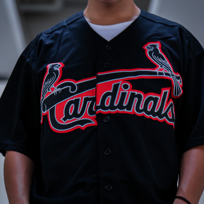 Áo Sơ Mi Bóng Chày | Áo Bóng Chày Cardinal Đen, T-Shirt, Jacket, Jersey