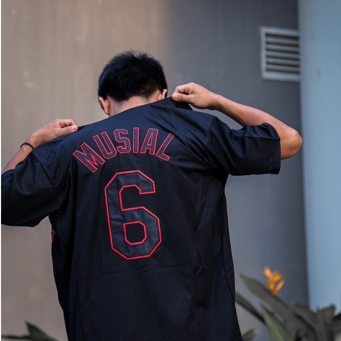 Áo Sơ Mi Bóng Chày | Áo Bóng Chày Cardinal Đen, T-Shirt, Jacket, Jersey