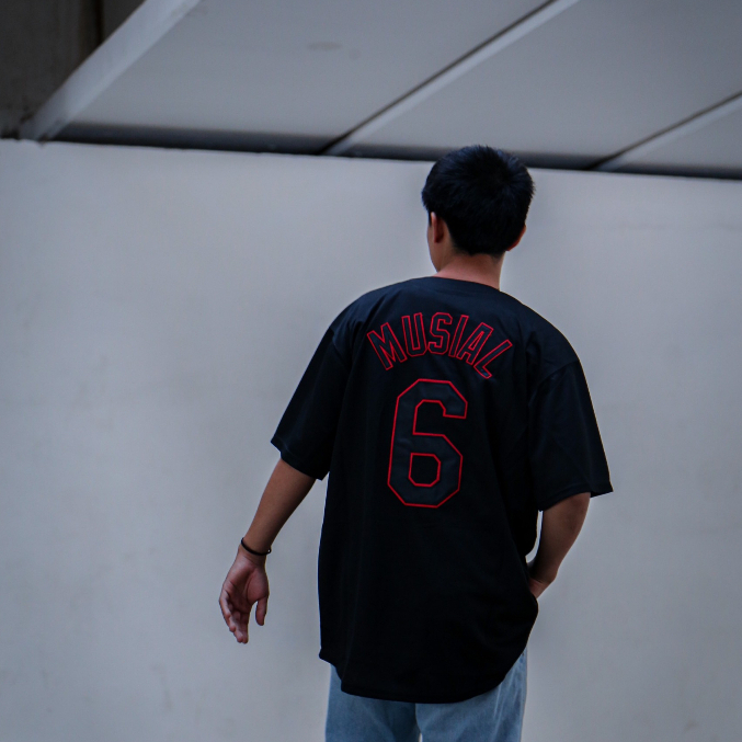 Áo Sơ Mi Bóng Chày | Áo Bóng Chày Cardinal Đen, T-Shirt, Jacket, Jersey