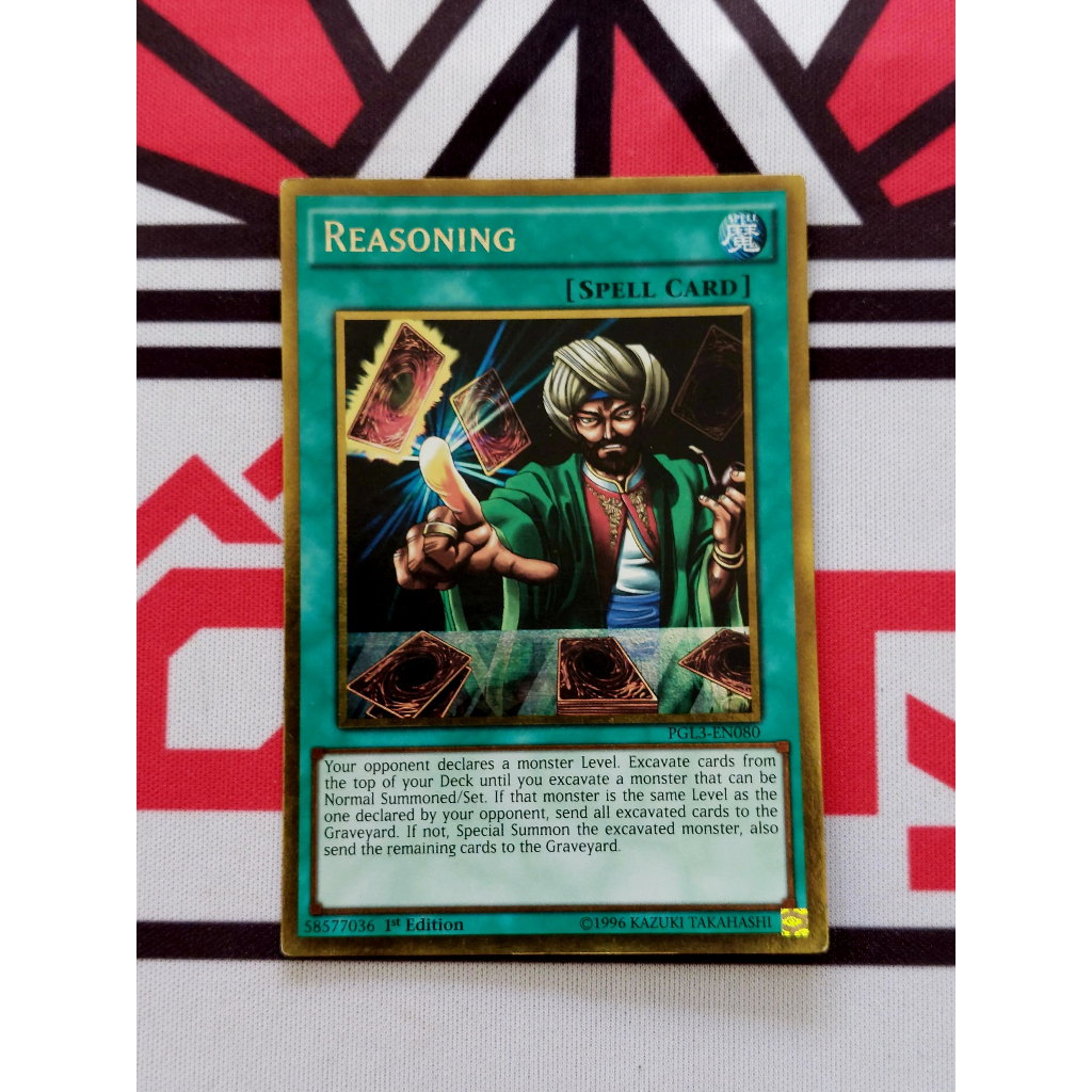 Thẻ Bài Yugioh Mint90 Spell Reasoning - PGL3-EN080 - Gold