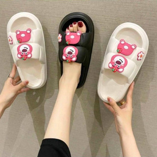 Dép cao su dẻo hình gấu dâu