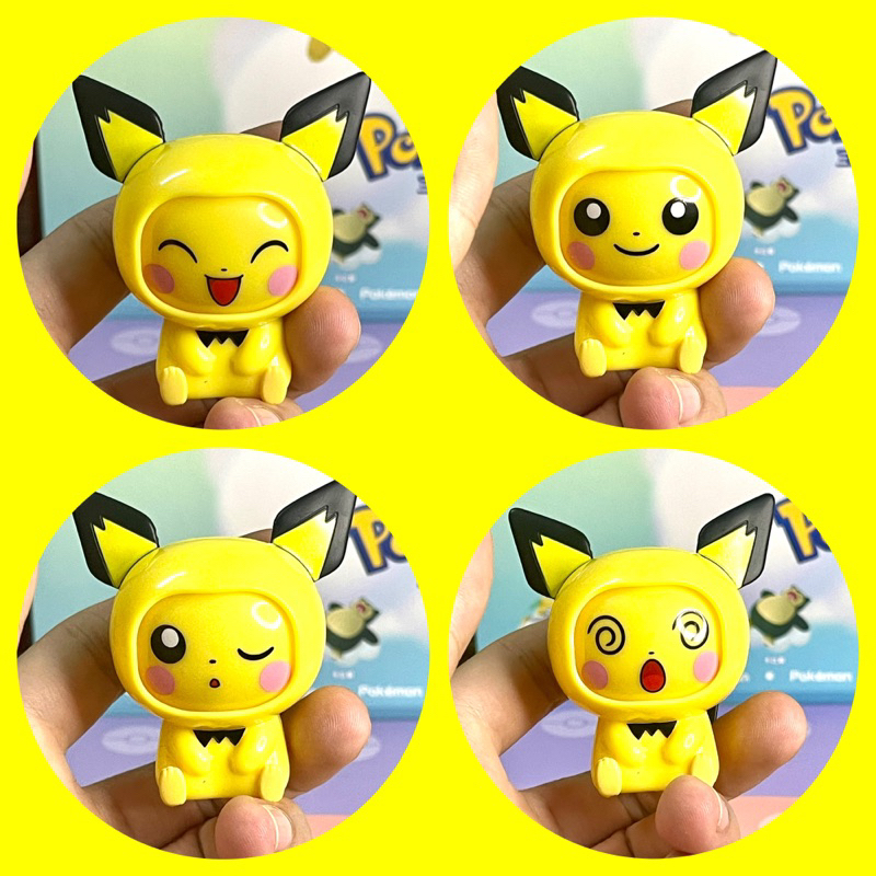 Mô hình Pokemon Face-changing thay đổi 4 sắc thái khuôn mặt dễ thương đi kèm Pokeball.