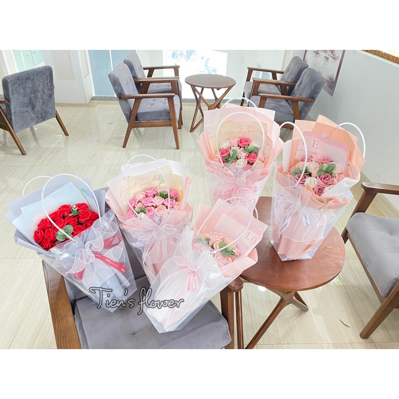 Quà sinh nhật, valentine , 8/3 . Hoa sáp cao cấp 15 bông