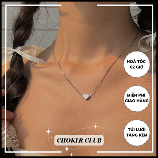 Dây chuyền trái tim nhỏ basic N92 Choker Club