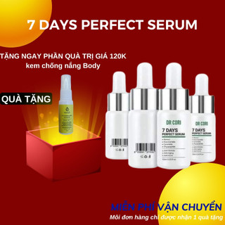 Tái sinh làn da Dr Cori 7 days perfect serum trẻ hóa, căng bóng, kiểm soát mụn, mờ nám 10ml