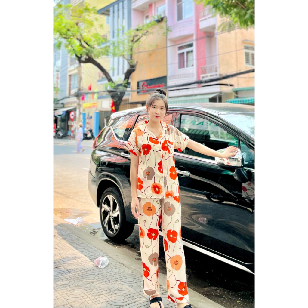 PIJAMA DÀI TAY NGẮN - LỤA MANGO [ HÀNG MỚI T04/2023 ]