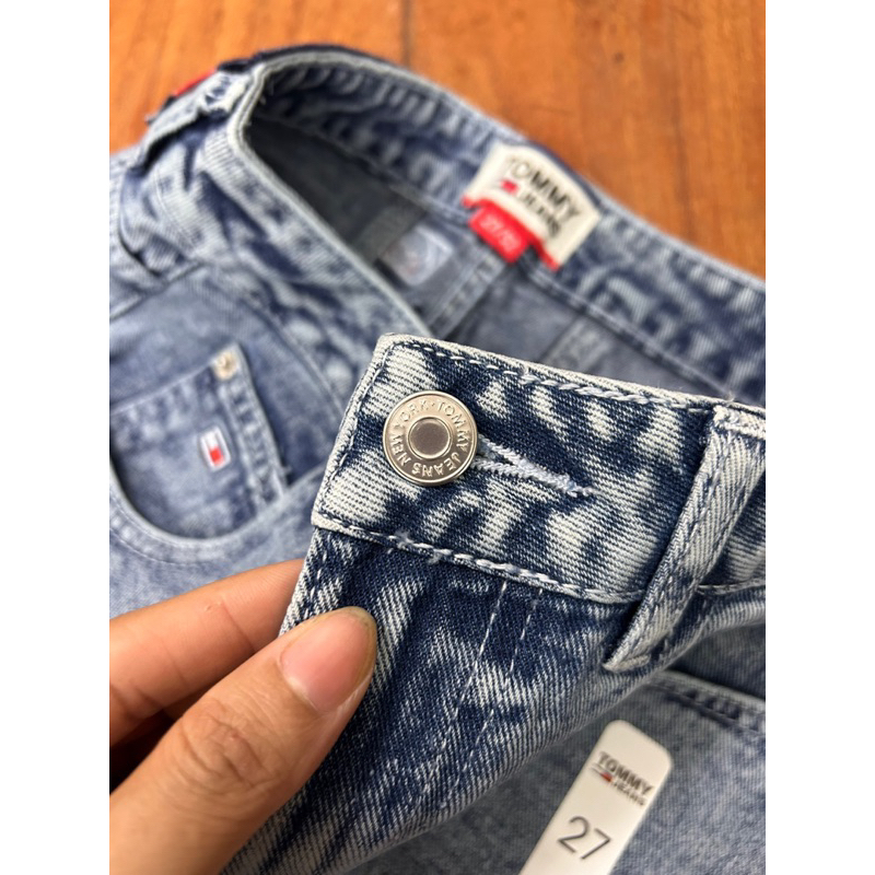 Jeans boy Tommy xịn thêu logo sắc nét