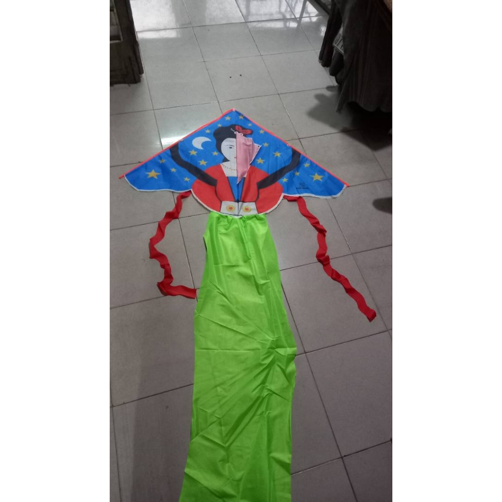 Diều hằng nga lớn 2.3m tuyệt đẹp tặng tay cầm và 50m dây