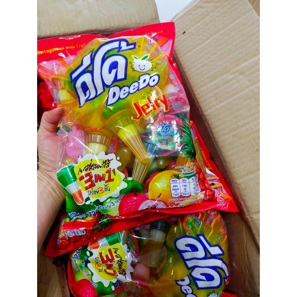 Thạch Rau Câu Trái Cây 3 Tầng DEEDO Thái Lan