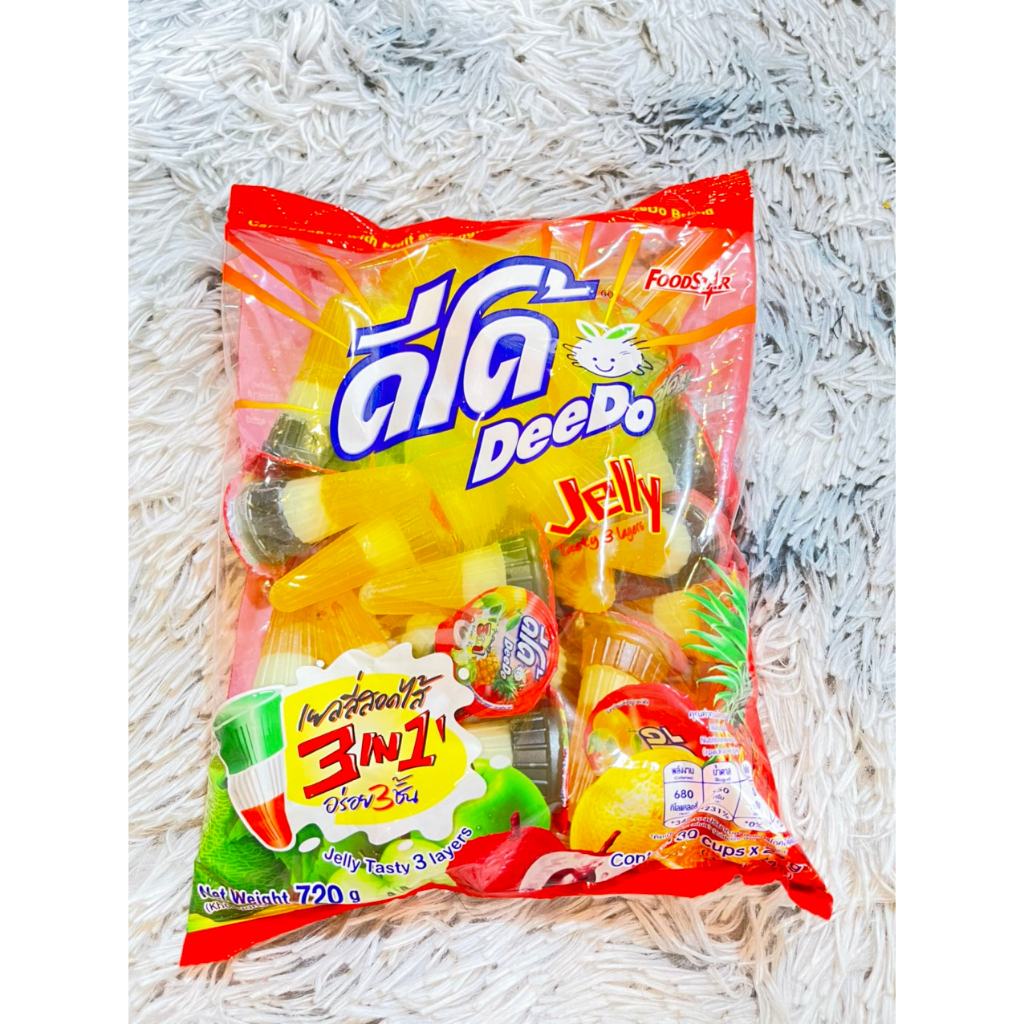 Thạch Rau Câu Trái Cây 3 Tầng DEEDO Thái Lan